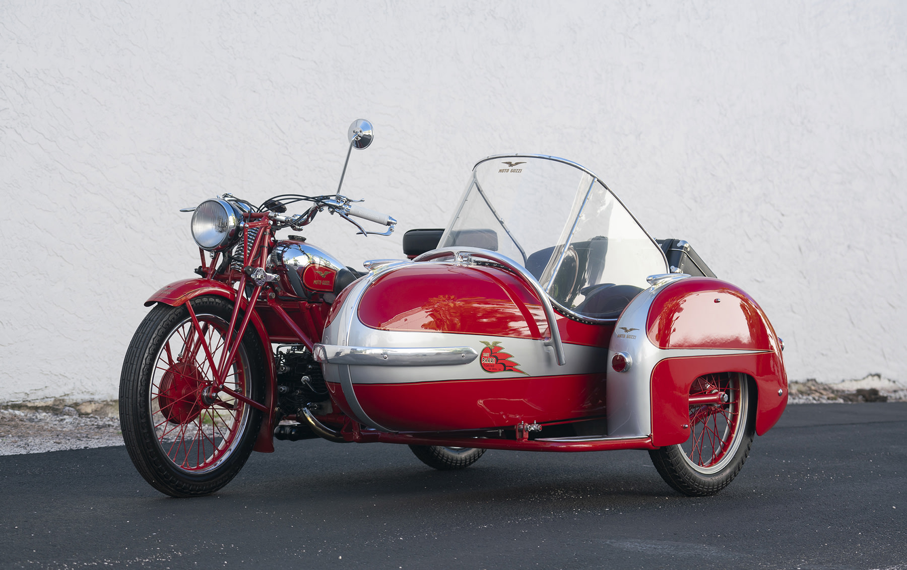 Moto guzzi with deals sidecar